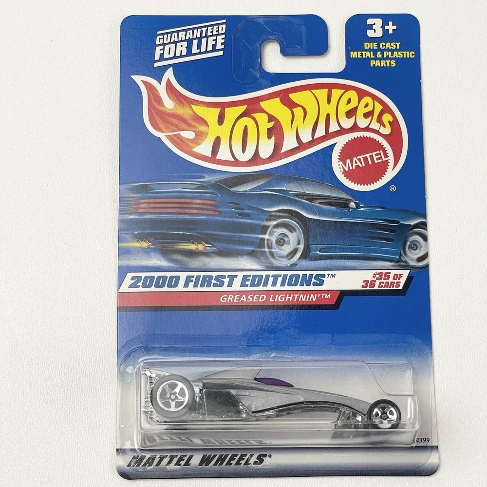 Hot Wheels Greased Lightning Silver 2000 First Editions 35 Of 36 095